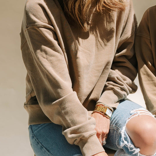 Adult Fireside Crew Neck | Dune