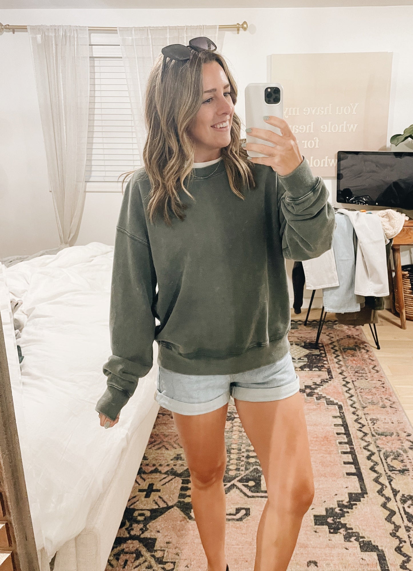 Adult Fireside Crew Neck | Sea