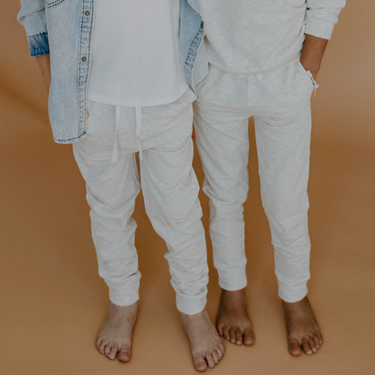 BK Cotton Jogger | Heathered Gray
