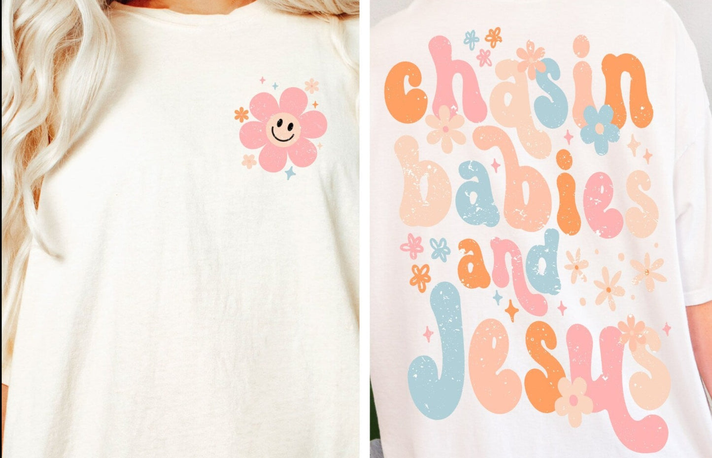 Floral Chasing Babies And Jesus  (Pre-0rder)