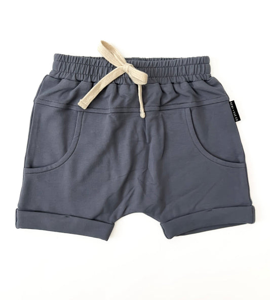 Harem Shorts- Sand & Dusty Blue